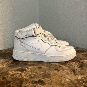 Nike Air Force 1 Triple White High Top 6.5Y or Women's Size 8